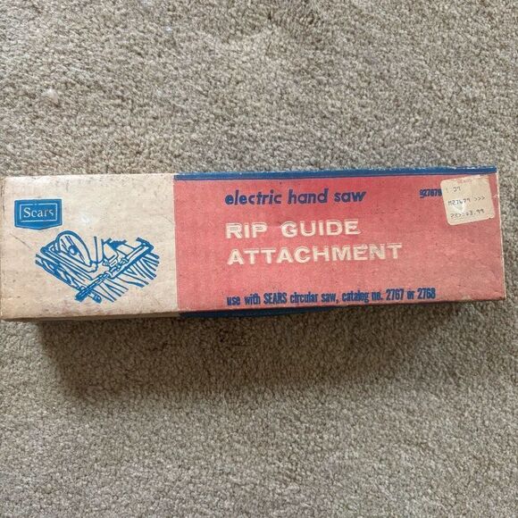 Sears Electric Hand Saw Rip Guide Attachment - Picture 1 of 6